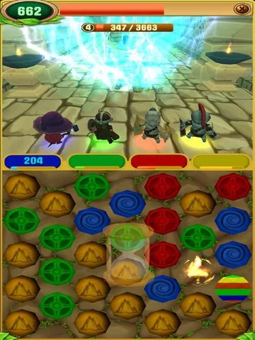 Изображение игры: Abyss of Magic - Puzzle RPG