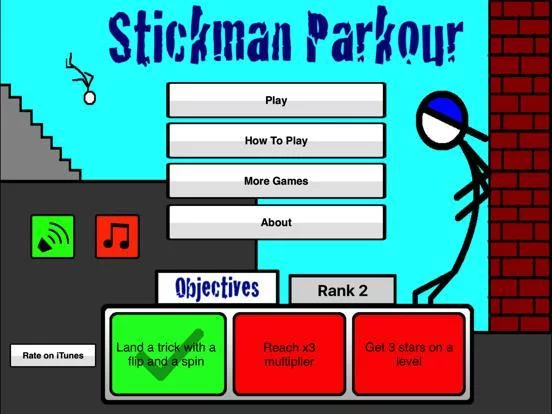 Изображение игры: Stickman Parkour