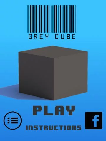 Изображение игры: Grey Cube - Endless Barrier Runner