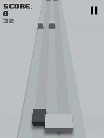 Изображение игры: Grey Cube - Endless Barrier Runner