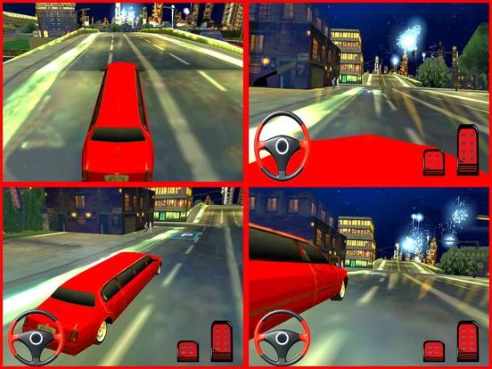 Изображение игры: Limousine Taxi Drive 2017