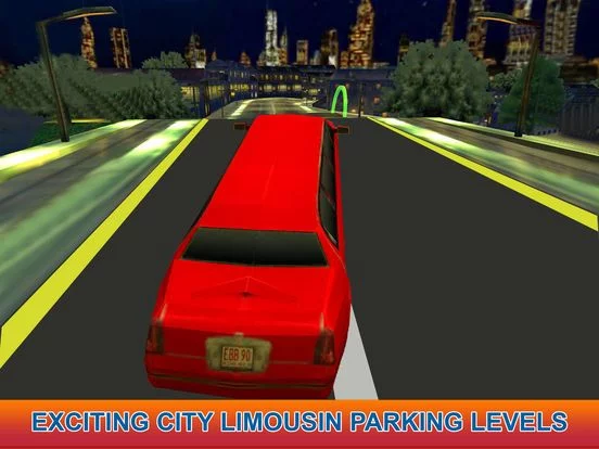 Изображение игры: Limousine Taxi Drive 2017