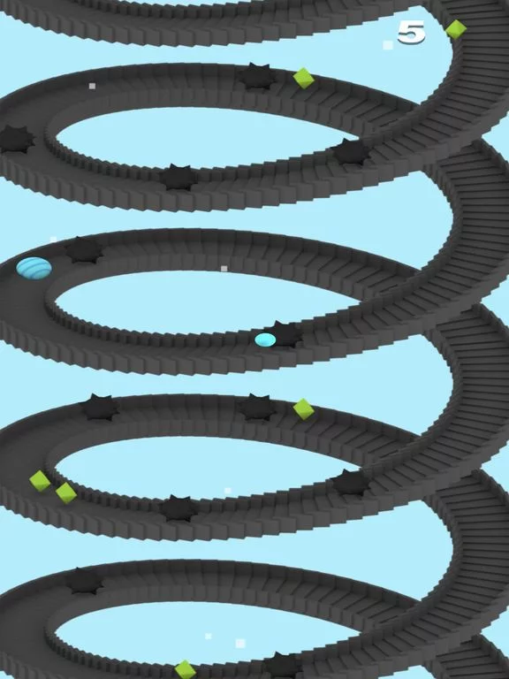 Изображение игры: Stairway - Roll Down Game