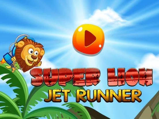 Изображение игры: SUPER LION JET RUNNER
