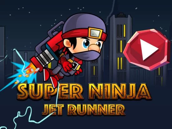 Изображение игры: SUPER NINJA JET RUNNER