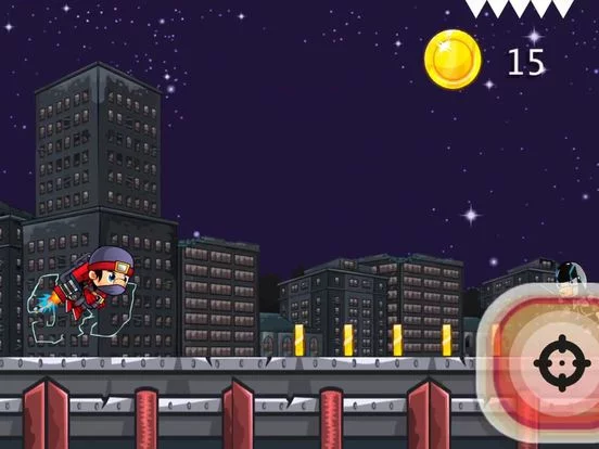 Изображение игры: SUPER NINJA JET RUNNER