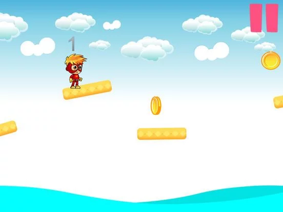 Изображение игры: ADVENTURE BOY JUMPER