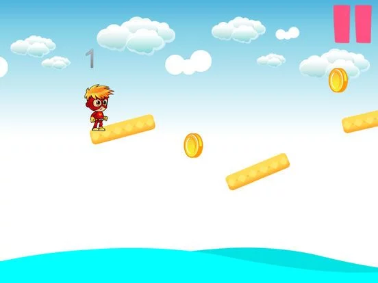 Изображение игры: ADVENTURE BOY JUMPER