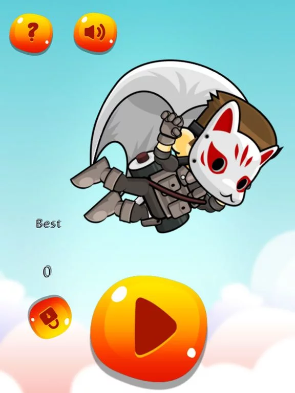 Изображение игры: FLYING FOX NINJA