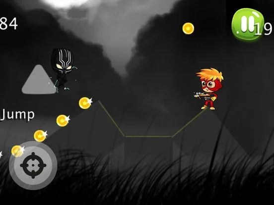 Изображение игры: Little Black Panther Runner