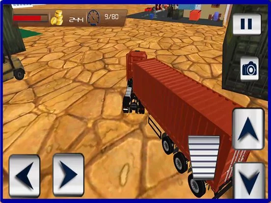Изображение игры: Trucker Parking Reborn 2016 - realistic 18 wheeler Truck Trailer Driving Mania Game