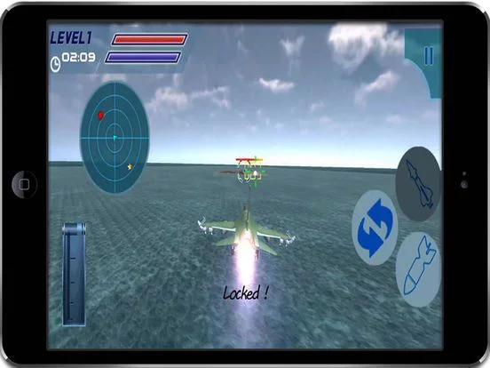 Изображение игры: F16 Jet Fighter Air Sky Strike – aircraft missile war simulator
