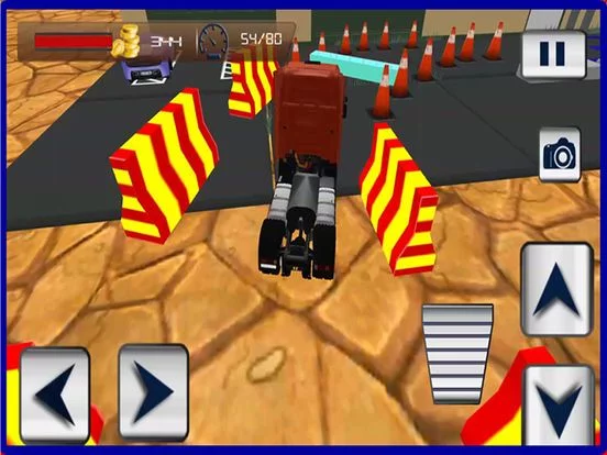 Изображение игры: Trucker Parking Reborn 2016 - realistic 18 wheeler Truck Trailer Driving Mania Game