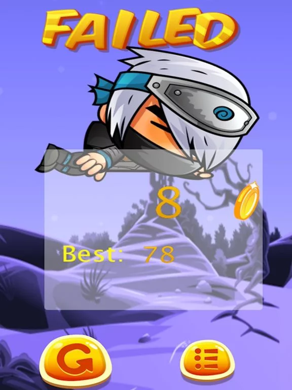 Изображение игры: NINJA RUNNING JUMP