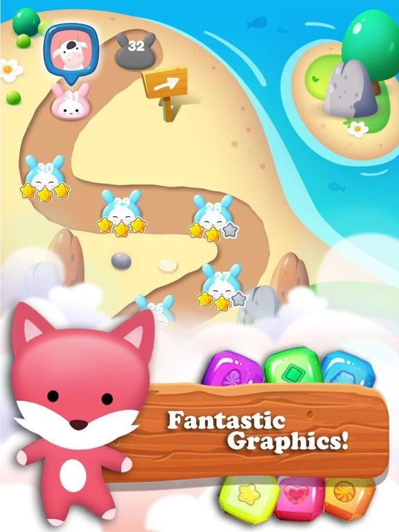 Изображение игры: Animal Candy Puzz