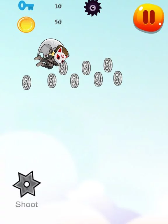 Изображение игры: FLYING FOX NINJA