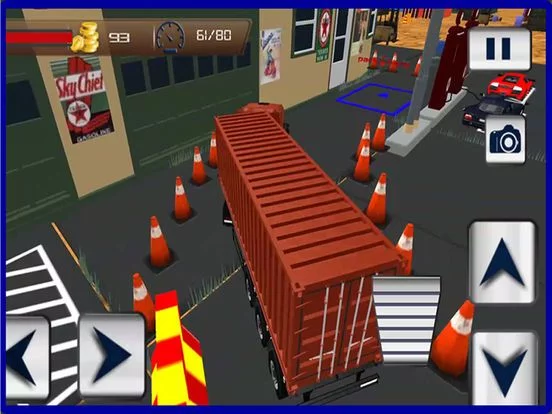 Изображение игры: Trucker Parking Reborn 2016 - realistic 18 wheeler Truck Trailer Driving Mania Game