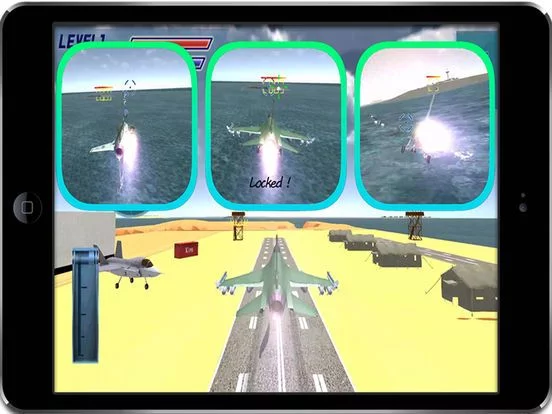 Изображение игры: F16 Jet Fighter Air Sky Strike – aircraft missile war simulator