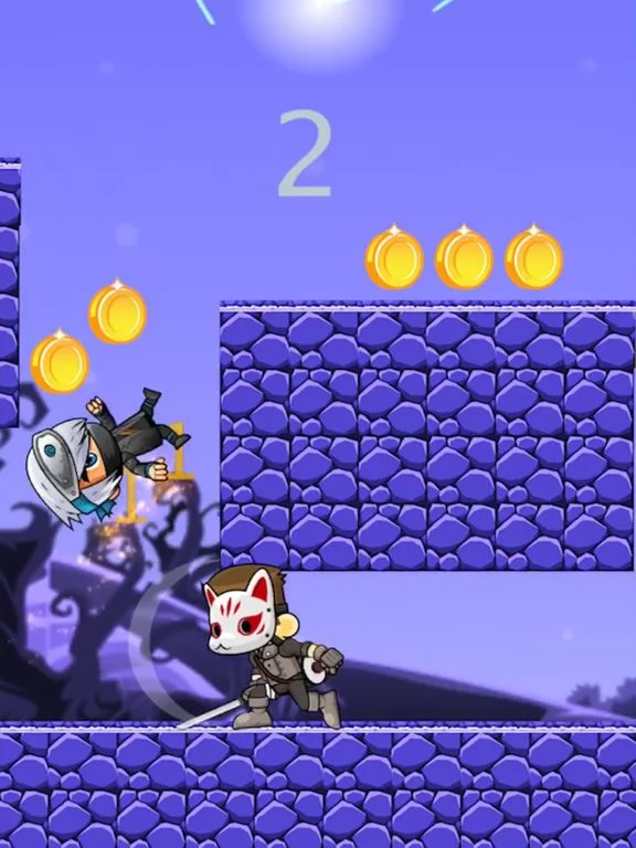 Изображение игры: NINJA RUNNING JUMP