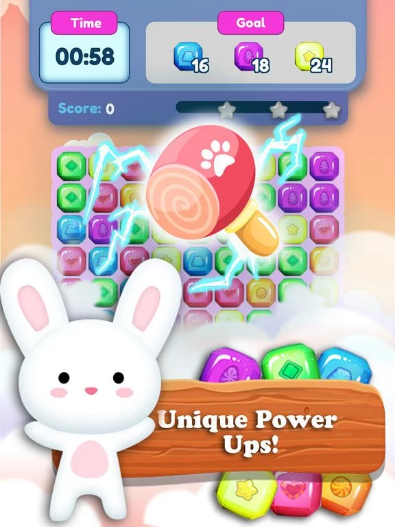 Изображение игры: Animal Candy Puzz