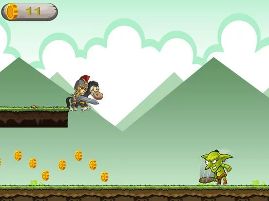 Изображение игры: The Hero In Green Giant World