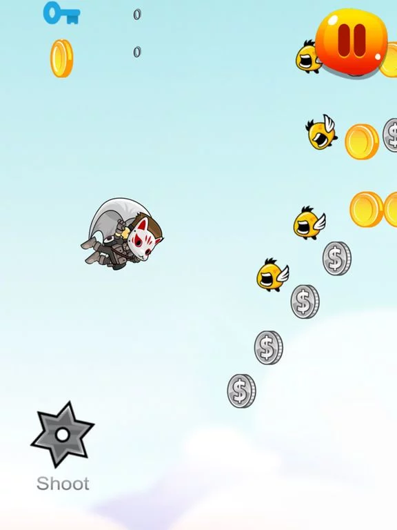 Изображение игры: FLYING FOX NINJA