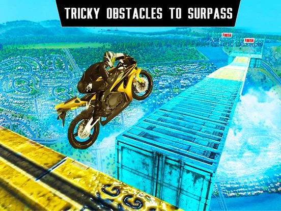 Изображение игры: Impossible Moto Bike Track Pro