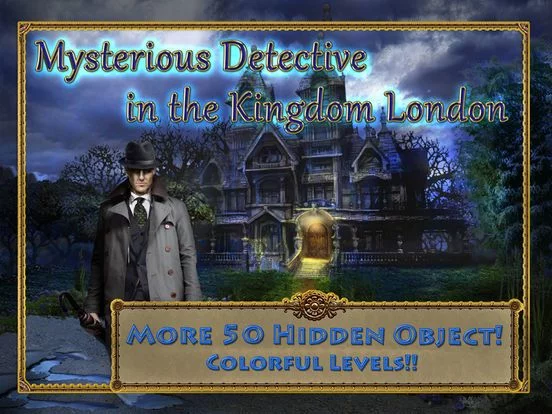 Изображение игры: Hidden Object Mysterious Detective in the Kingdom London Free