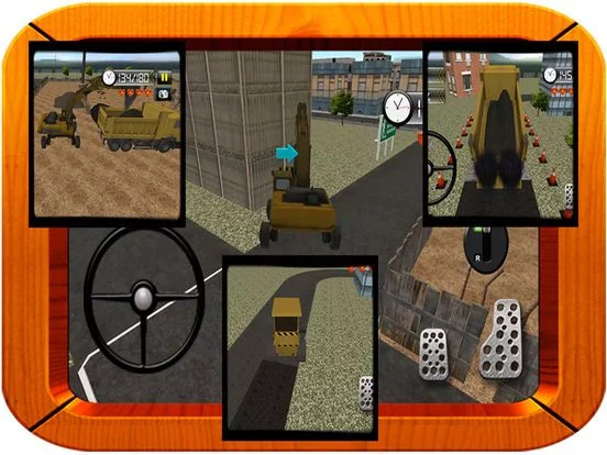 Изображение игры: City Construction Road builder Simulator 2016 – free heavy excavator crane dumper bulldozer roller operator driver digger sim