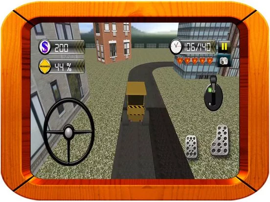 Изображение игры: City Construction Road builder Simulator 2016 – free heavy excavator crane dumper bulldozer roller operator driver digger sim