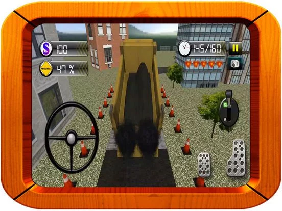 Изображение игры: City Construction Road builder Simulator 2016 – free heavy excavator crane dumper bulldozer roller operator driver digger sim