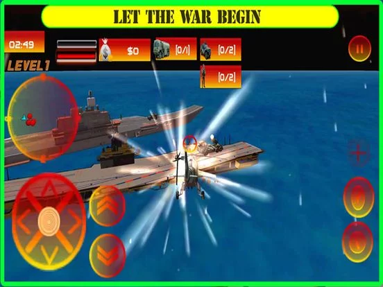 Изображение игры: Gunship Helicopter Navy Battle – Battleship in the Pacific Ocean Sea