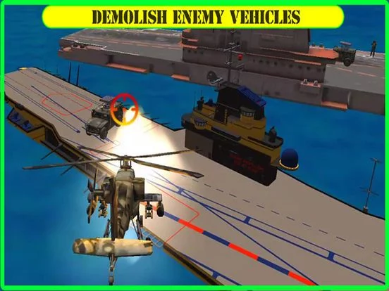 Изображение игры: Gunship Helicopter Navy Battle – Battleship in the Pacific Ocean Sea