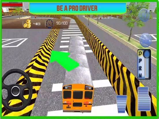 Изображение игры: SchoolBus parking Simulator 2016 – Real Bus Driving Mania