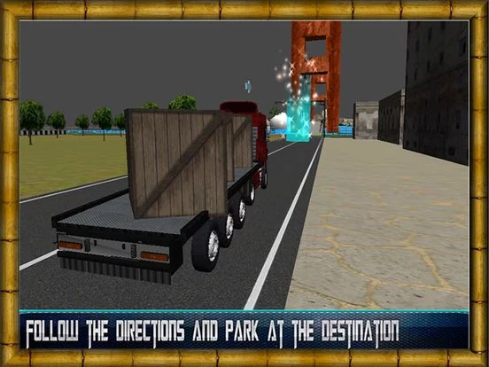 Изображение игры: Truck Driver Simulator 2016 - Log cargo transporter truck 4x4 offroad parking game