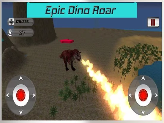 Изображение игры: Flying Dinosaur Simulator - Velociraptor & spinosaurus Simulation FREE game