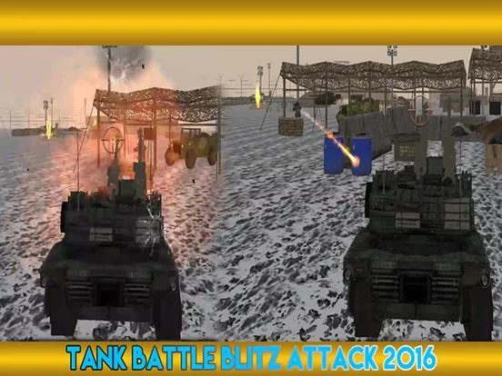 Изображение игры: Tank Battle Blitz Attack 2016 - Tank City Warfare Game