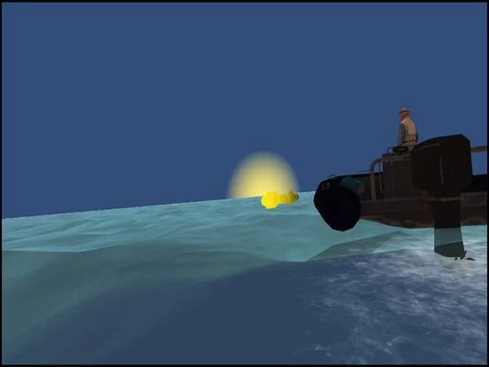 Изображение игры: Fly Submarine Car: Police Boat