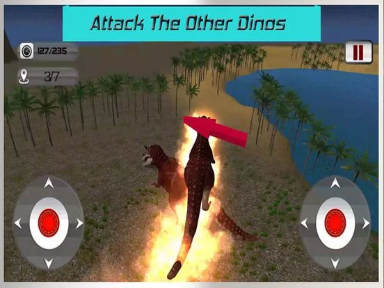 Изображение игры: Flying Dinosaur Simulator - Velociraptor & spinosaurus Simulation FREE game