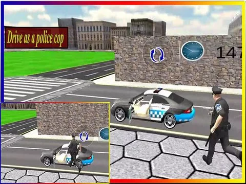 Изображение игры: Demolition Derby: Police Chase - Car Crash Racing Thief Escape Game