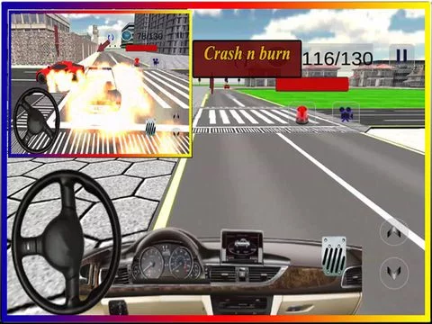 Изображение игры: Demolition Derby: Police Chase - Car Crash Racing Thief Escape Game