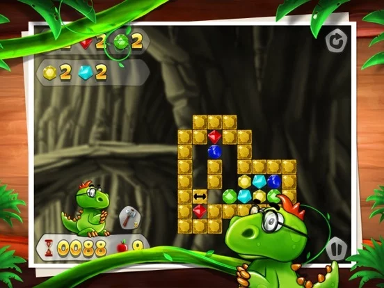 Изображение игры: Daddy Dino Rocks