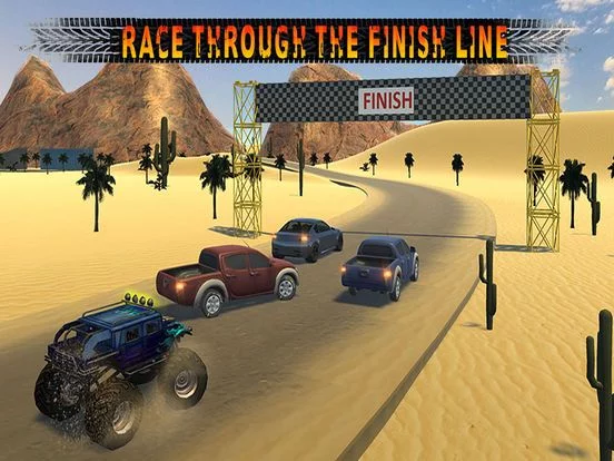 Изображение игры: 4x4 Offroad Stunts 2016 - Monster Truck Drifting