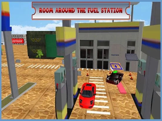 Изображение игры: Gas Station Car Parking Simulator 2016 – New Free Crazy Patrol Pump Park Madness