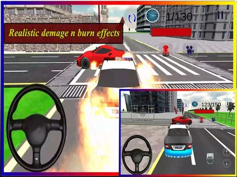 Изображение игры: Demolition Derby: Police Chase - Car Crash Racing Thief Escape Game