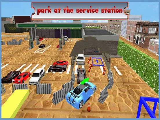 Изображение игры: Gas Station Car Parking Simulator 2016 – New Free Crazy Patrol Pump Park Madness