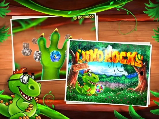 Изображение игры: Daddy Dino Rocks