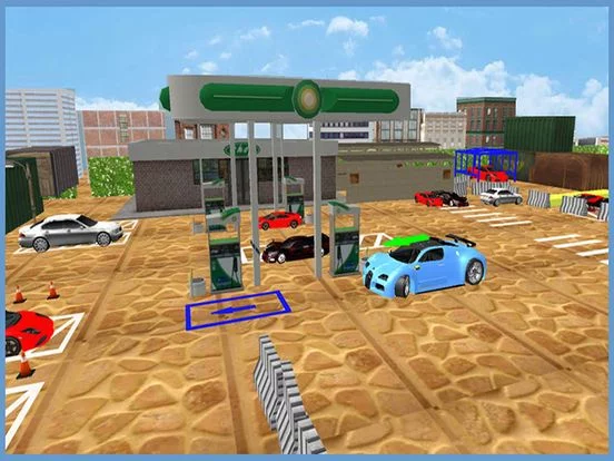Изображение игры: Gas Station Car Parking Simulator 2016 – New Free Crazy Patrol Pump Park Madness