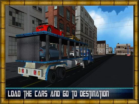 Изображение игры: Car Transporter Truck Simulator 2016 – Best Free 18 Wheeler City transportation Trailer Trucker Sim