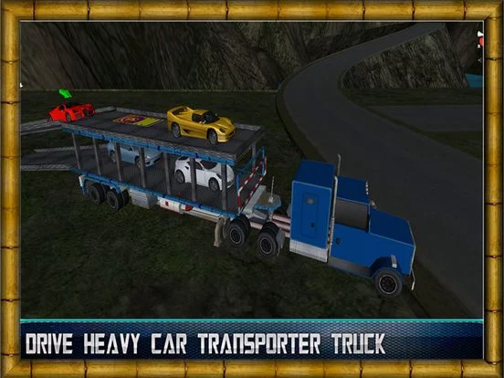 Изображение игры: Car Transporter Truck Simulator 2016 – Best Free 18 Wheeler City transportation Trailer Trucker Sim